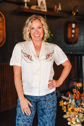 Prairie Rose Lace Blouse