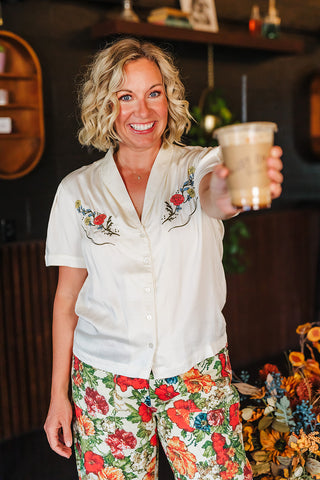 Prairie Rose Lace Blouse