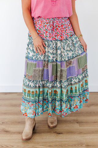 Betty Bohemian Maxi Skirt