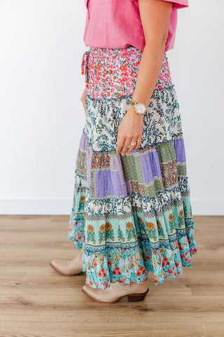 Betty Bohemian Maxi Skirt