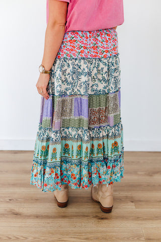 Betty Bohemian Maxi Skirt