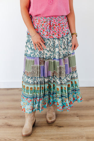 Betty Bohemian Maxi Skirt