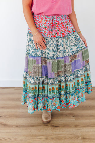 Betty Bohemian Maxi Skirt