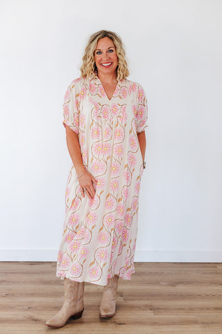 Simply Sweet Dress - Ecru