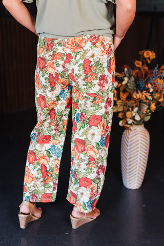 Floral for Fall Pants