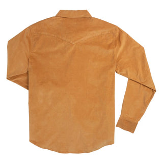 The Wyatt Pearl Snap Long Sleeve Corduroy Shirt - Sandstone