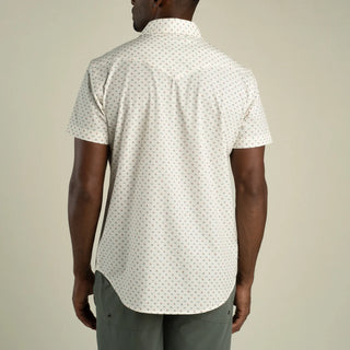 Confluence Tech Short Sleeve Shirt - Tejas Amigos Cream
