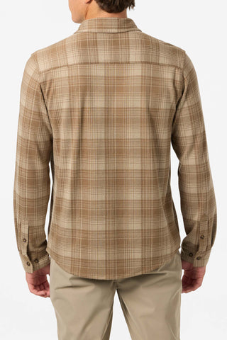 Sutton Knit Plaid- Dark Khaki