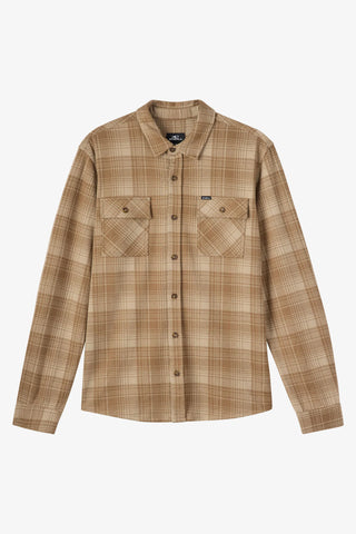 Sutton Knit Plaid- Dark Khaki