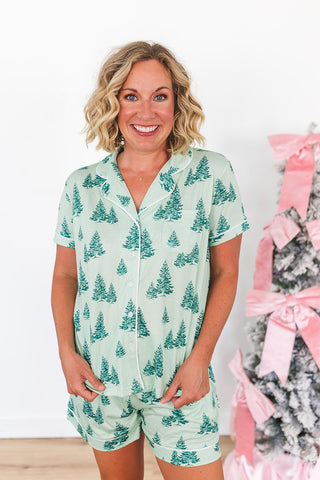 Evergreen Farm Sleep Shorts
