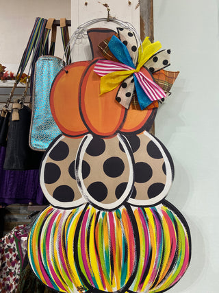 Stacked Pumpkins - Orange