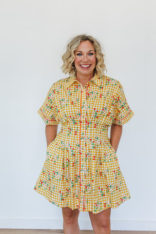 Cherries Not Apples Dress