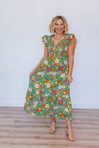 Linda Lemon Dress