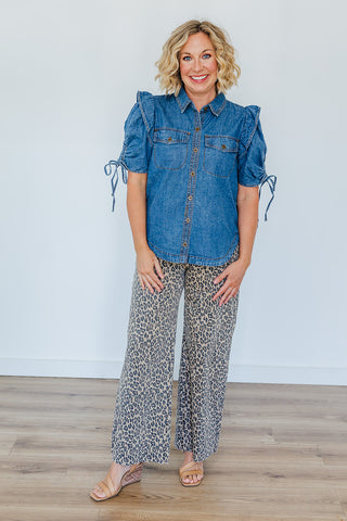 Annie Animal Print Pants