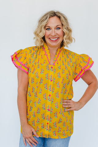 Millie Top - Yellow