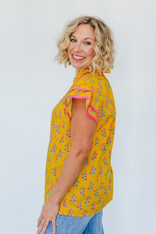 Millie Top - Yellow