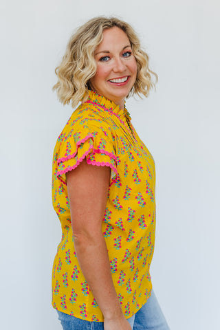Millie Top - Yellow