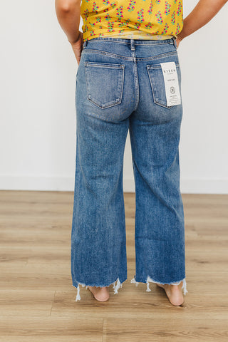 Hello High Rise Crop Wide Leg Jean