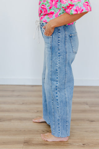 Susie Slouchy Ankle Barrel Jeans