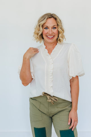 Cool & Classic Top - Cream