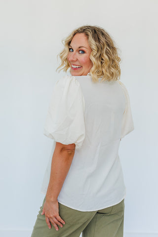 Cool & Classic Top - Cream