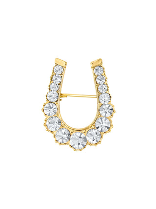 Filly Horseshoe Brooch