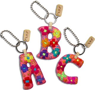 Pink Felt Alphabet Charms | Consuela