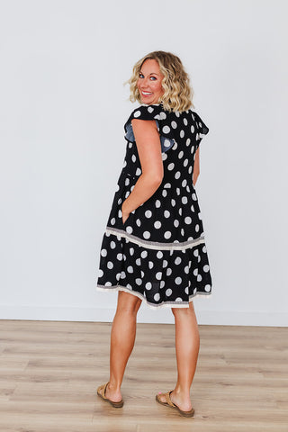 Peppy Polka Dot Dress