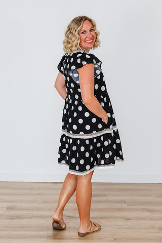 Peppy Polka Dot Dress