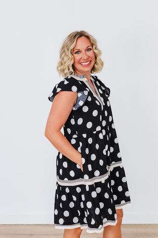 Peppy Polka Dot Dress