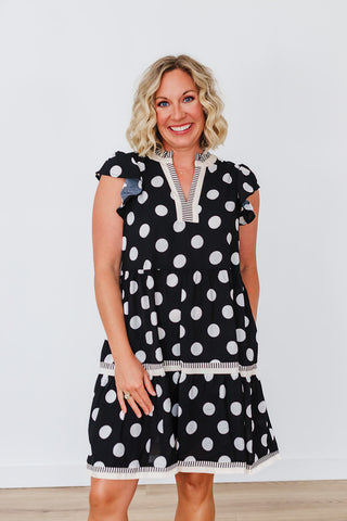 Peppy Polka Dot Dress