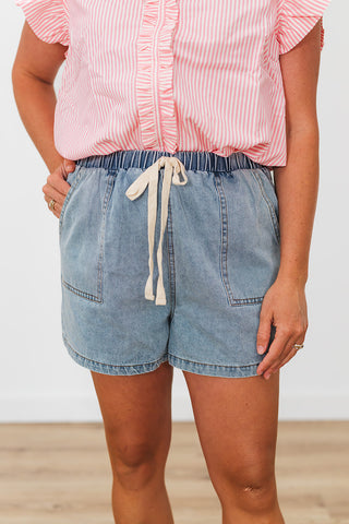 American Dream Denim Shorts - Light