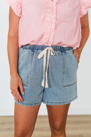 American Dream Denim Shorts - Light
