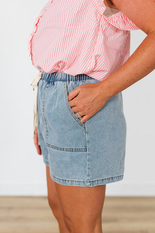 American Dream Denim Shorts - Light