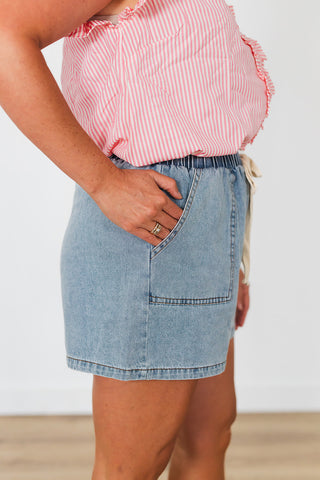 American Dream Denim Shorts - Light