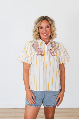 Gettin' Western Top