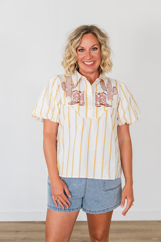 Gettin' Western Top