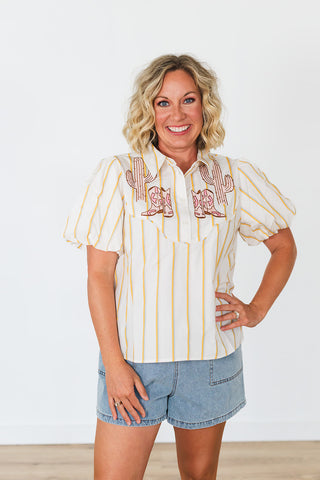 Gettin' Western Top