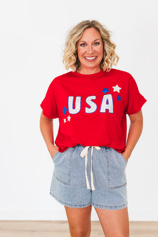 USA Foil Luxe Top