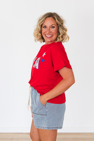 USA Foil Luxe Top