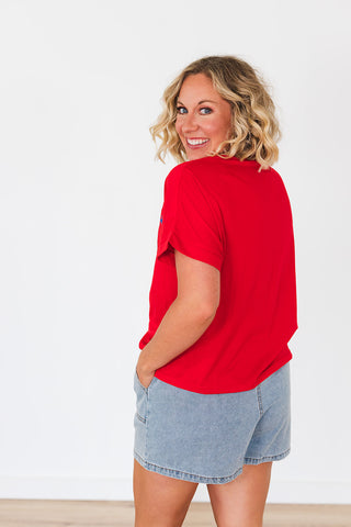 USA Foil Luxe Top