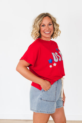 USA Foil Luxe Top