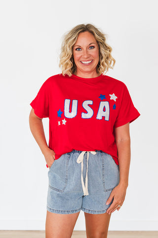 USA Foil Luxe Top