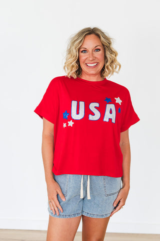 USA Foil Luxe Top