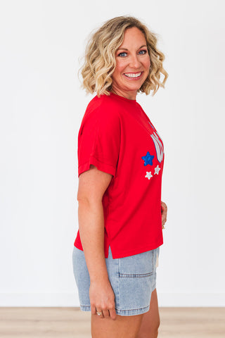 USA Foil Luxe Top