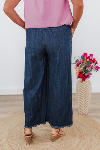 Friendly Fray Pants - Dark