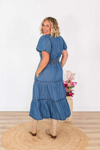 Denim Maxi Dress