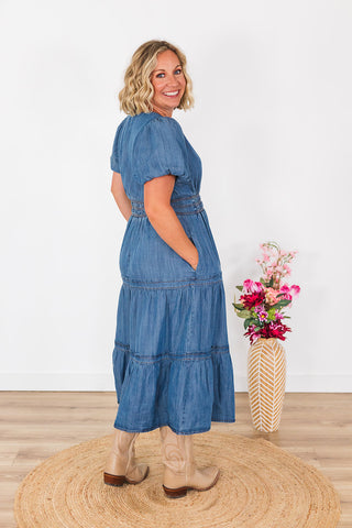 Denim Maxi Dress