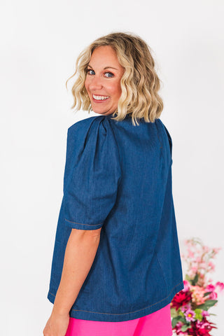 Dolly Denim Top