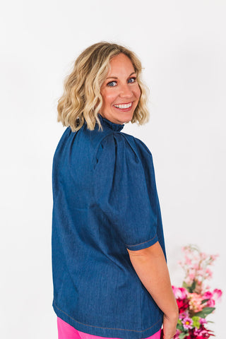 Dolly Denim Top